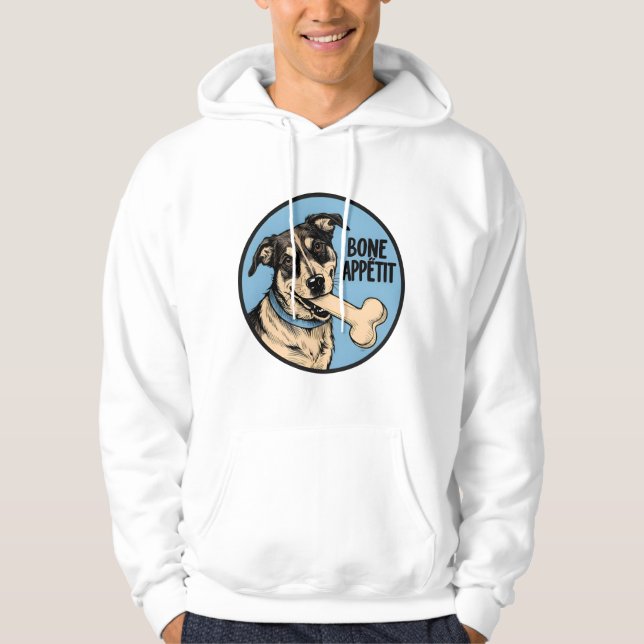 Bone Appétit Doggo Hoodie (Framsida)