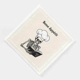 Bone Appétit Halloween Skeleton Dinner Napkins Pappersservett