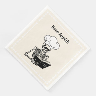 Bone Appétit Halloween Skeleton Dinner Napkins Pappersservett