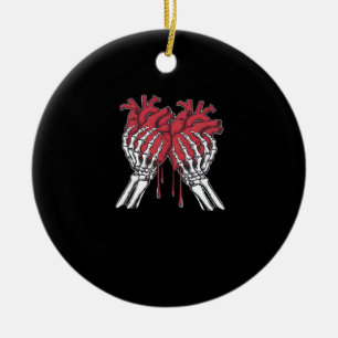 Bone att bli din Valentine - Valentines day Funny  Julgransprydnad Keramik