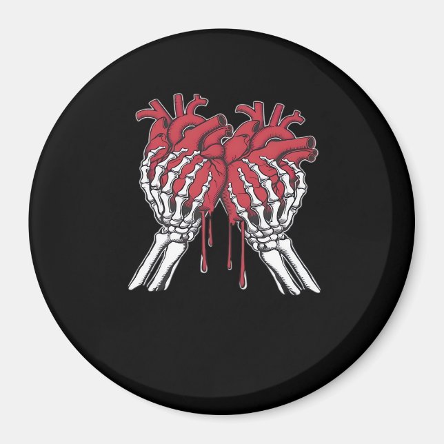 Bone att bli din Valentine - Valentines day Funny  Magnet (Framsidan)