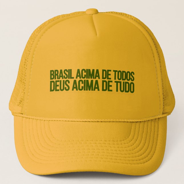 Boné Brasil Acima de Tudo Deus Acima de Todos Keps (Framsida)