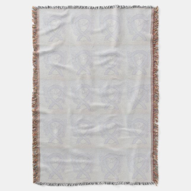 Bone Cancer Awareness - Bon Throw Blankets Filt (Framsidan Vertikal)