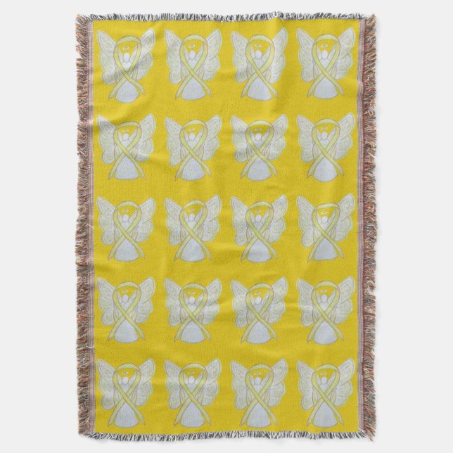 Bone Cancer Awareness - Bon Throw Blankets Filt (Framsidan Vertikal)