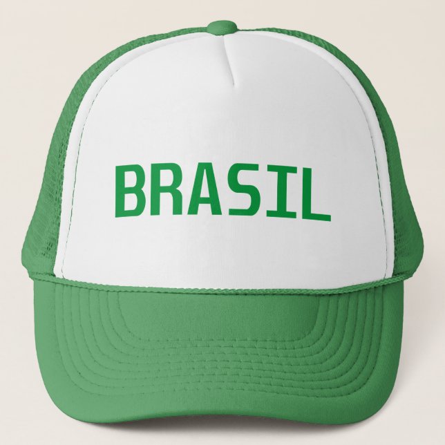 🧢🇧🇷 Boné (Cap) Brasil na Mente Keps (Framsida)