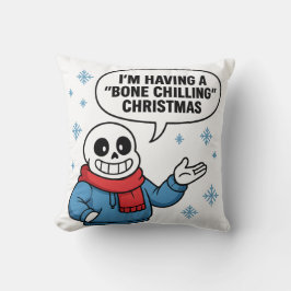 Bone Chilling Christmas Funny Skeleton Holiday Des Kudde