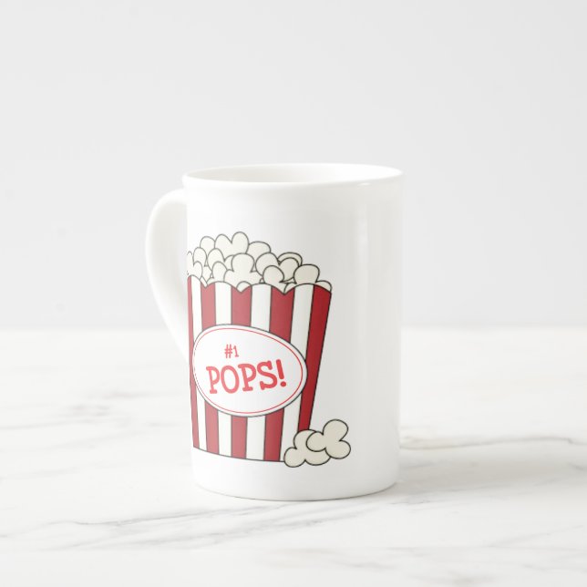 Bone China Mugg Benporslin Mugg (Framsida vänster)