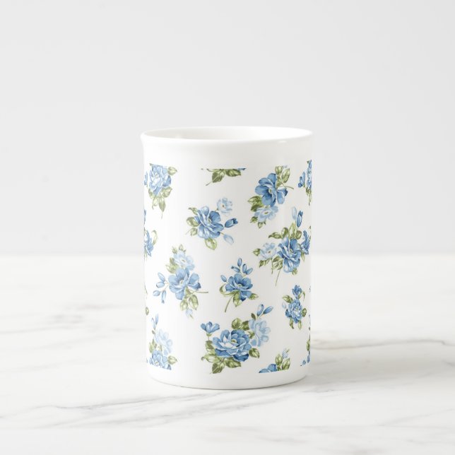 Bone China Mugg-Blue Ro Benporslin Mugg (Framsidan)