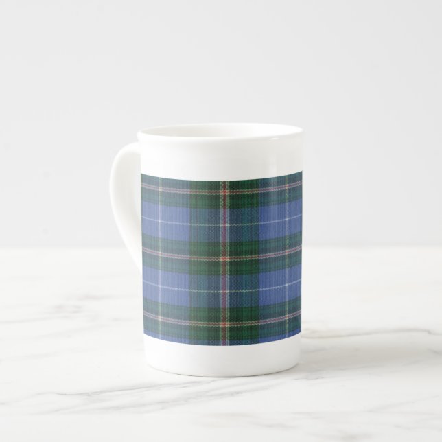 Bone China Nova Scotia Tartan Kopp Benporslin Mugg (Framsida vänster)