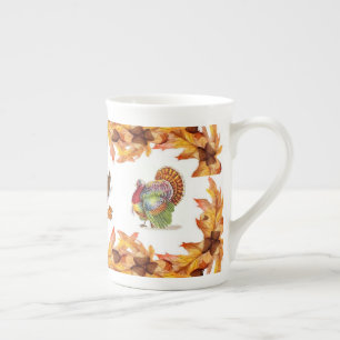 BONE CHINA THANKSGIVING MUGG BENPORSLIN MUGG