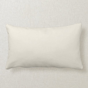 Bone - Cream - Benvit Solid Färg 036-89-06 Lumbarkudde
