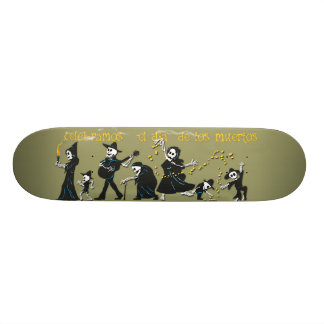 Bone Deck™ - Dansande Muertos Old School Skateboard Bräda 21,6 Cm