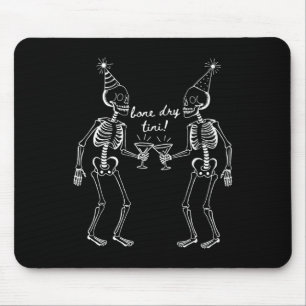 Bone Dry Tini Skeleton Drinking Martini Svan Hallo Musmatta