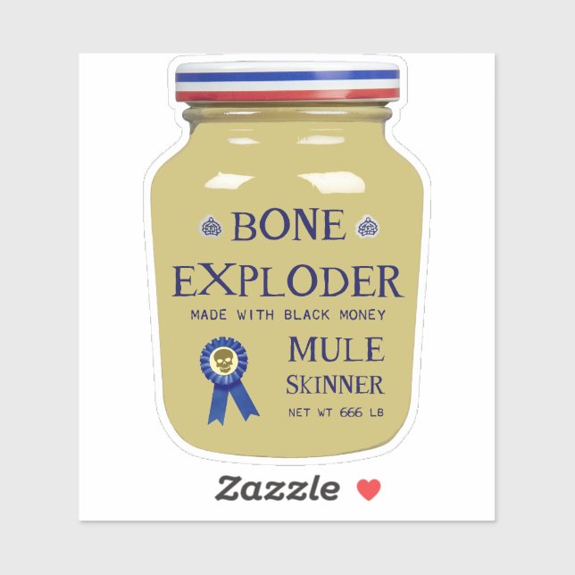 Bone Exploder-etikett Klistermärken (Ark)