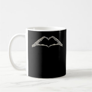 Bone Händer Heart Active Kaffemugg