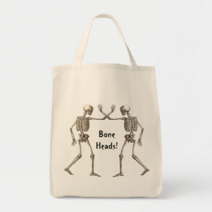 Bone Head Skeletons Bag Tygkasse
