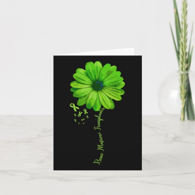 Bone Marrow Transplant Family Survivor Söt Gift Kort (Framsida)