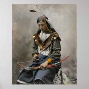 Bone Necklace, rådets chef 1899 Poster