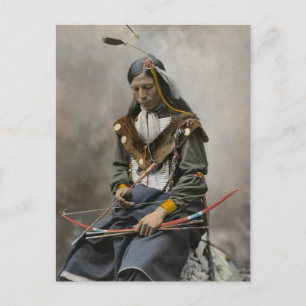 Bone Necklace, rådets chef 1899 Vykort