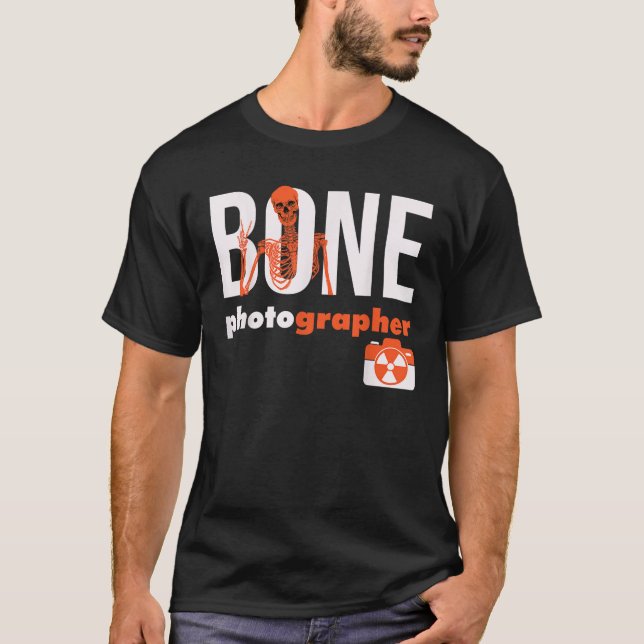 Bone Photographer Wheel Tech Radiology X Ray Tech T Shirt (Framsida)