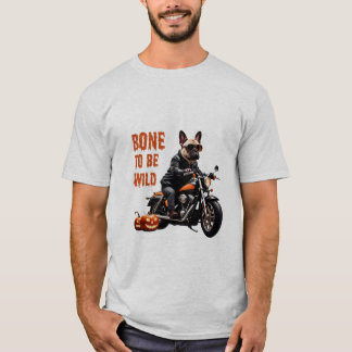 Bone to Be Wild – Biker Pug on Motorcycle | Funny T Shirt