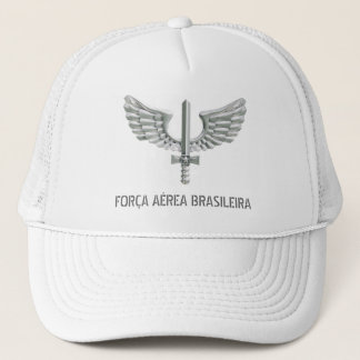 Boné Trucker Importado Força Aérea Brasileira FAB Keps