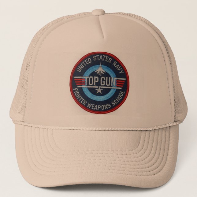 Boné Trucker Importado  - Top Gun Movie - Aviação Truckerkeps (Framsida)