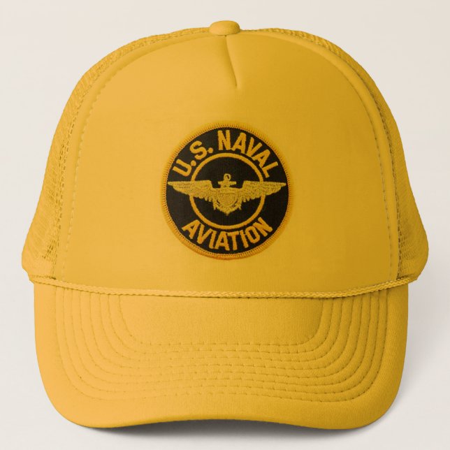 Boné Trucker Importado - US Naval Aviation Keps (Framsida)