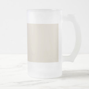 Bone White Frostat Ölglas
