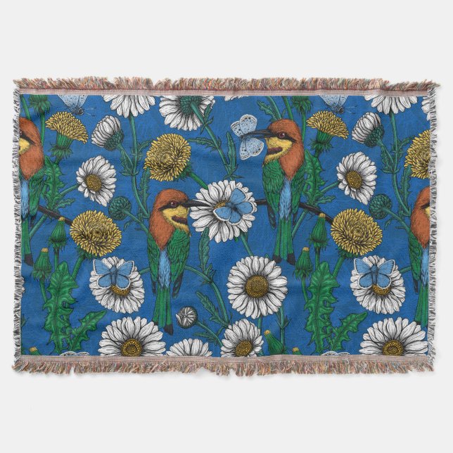 Böneatrar på blått filt (Framsidan)