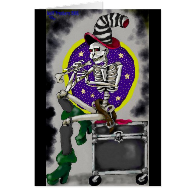 bonecase hälsningskort (Framsidan)