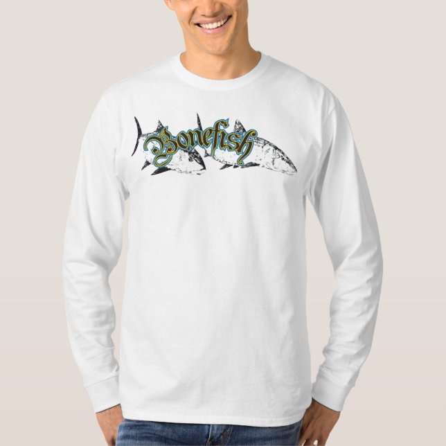 Bonefishlångärmad T Shirt (Framsida)
