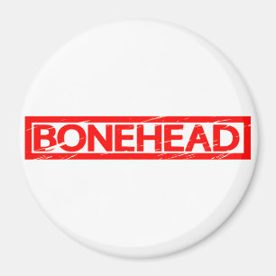 Bonehead Frimärke Magnet