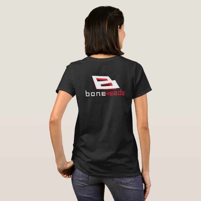 boneHeads™ logotyp 26  T Shirt (Hel baksida)