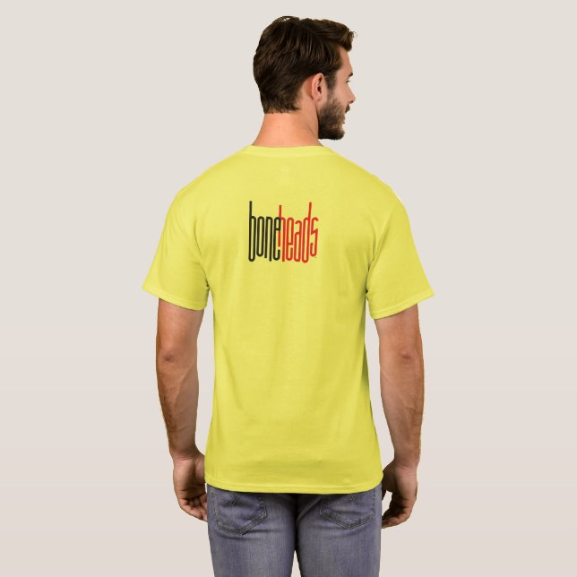 boneHeads™ logotyp 529-2 T Shirt (Hel baksida)