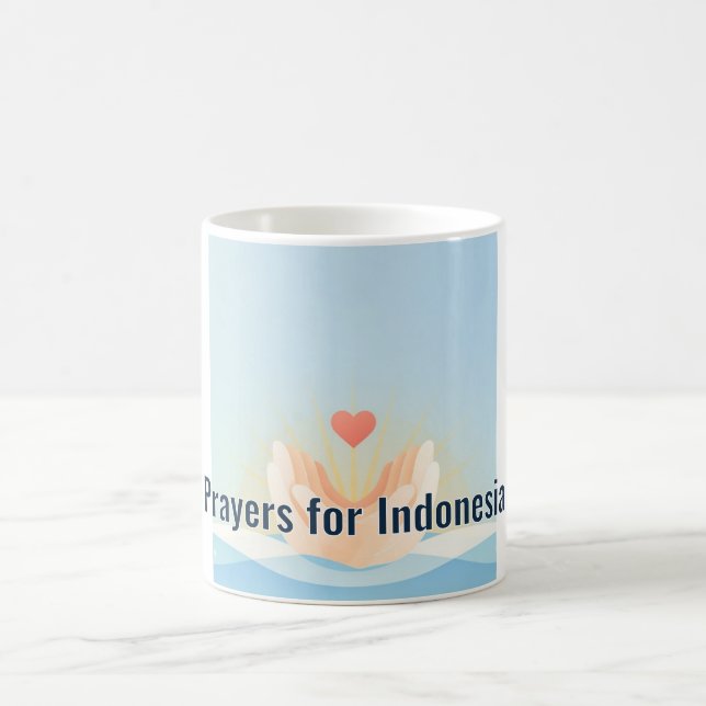 Bönemugg för Indonesien Kaffemugg (Center)