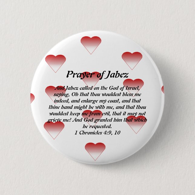 Bönen av Jabez knäppas Knapp (Framsida)