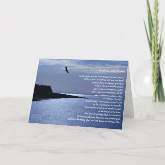 Bönen av St Francis Kort