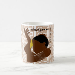 Bönen behar ger mig styrka kaffemugg
