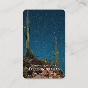 Bönen Cards Deluxe natthimmel Visitkort