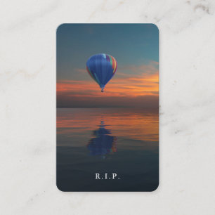 Bönen Cards den Deluxe luftballongen Visitkort