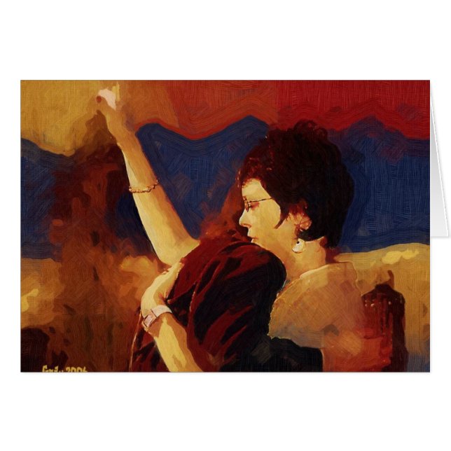 Bönen Hälsningskort (Framsidan Horizontal)