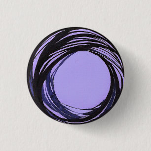 Bönen pryder med pärlor knäppas blått/violeten knapp