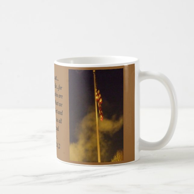 Böner för fred kaffemugg (Höger)