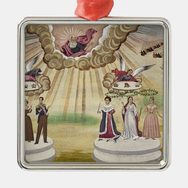 Böner till gudarna för befrielsen av Grekland, Julgransprydnad Metall (Framsidan)