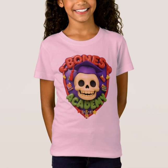 Bones Academy-logotyp T Shirt (Framsida)