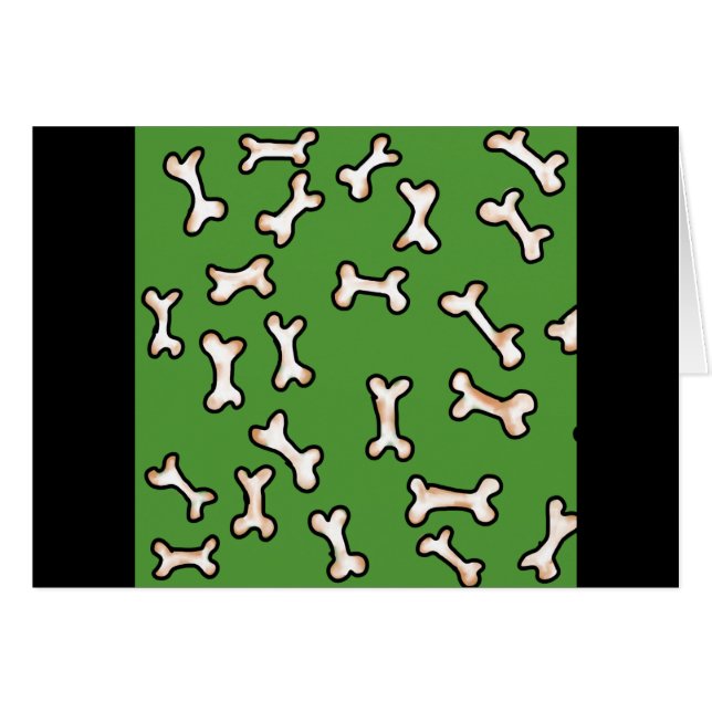 Bones Design Hälsningskort (Framsidan Horizontal)