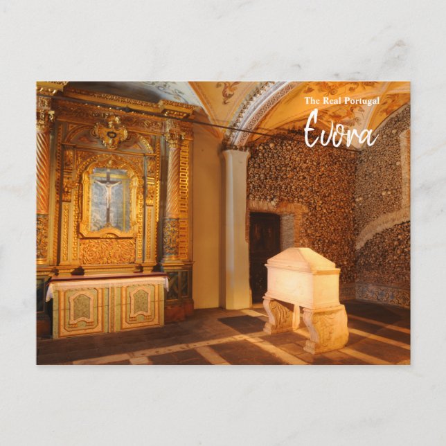 Bones-Evora- Verkliga Portugal Vykort (Framsida)
