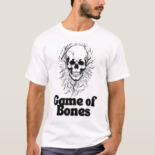 Bones Skull Thrones Parody Funny T Shirt