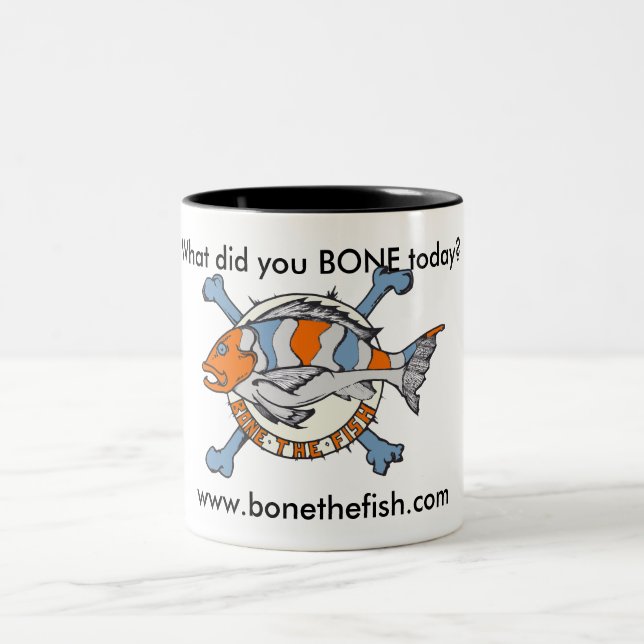 Bonethefish.com - benmugg Två-Tonad mugg (Center)